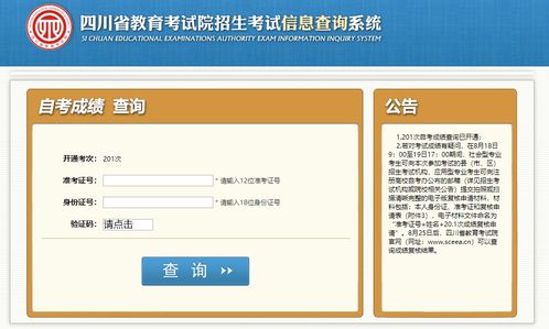 全国自考成绩查询入口官网 全国自学考试成绩查询官网