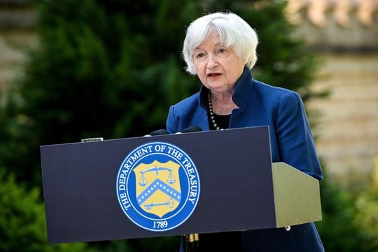 美财长耶伦:美国通胀方面显现“非常有益的迹象”