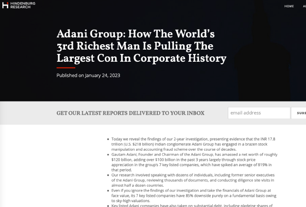 一份报告打掉500亿美元:华尔街之狼狙杀亚洲首富