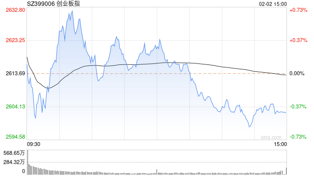 收评:指数午后震荡回落创指跌0.4% 消费板块活跃